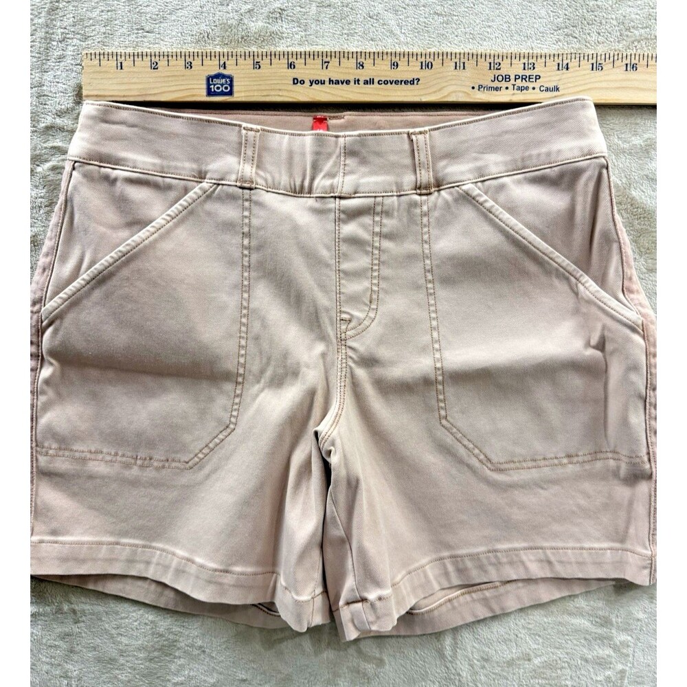 Spanx Pull-on Stretch Twill Shorts Women’s Medium Pale Pink - Picture 5 of 9
